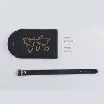 accessoire de voyage carte du monde minimaliste