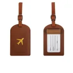 accessoire pour bagage avion doré