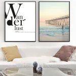 poster Wanderlust pour les amateurs de voyage
