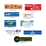 étiquettes de voyage autocollantes pack de 30