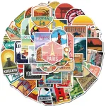 stickers valise destinations du monde