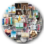 stickers de voyage Paris
