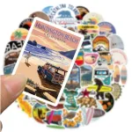 stickers de voyage californie pour valises
