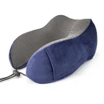 Coussin de Voyage Mémoire de Forme <br>Bleu Marine