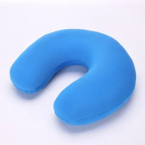 coussin de voyage microbilles bleu ciel