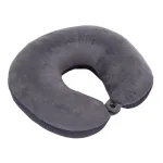 coussin de voyage microbilles confort gris