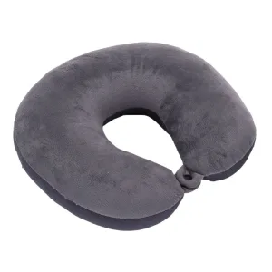coussin de voyage microbilles confort gris