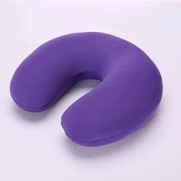 coussin de voyage microbilles violet