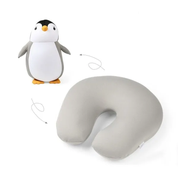 coussin de voyage pingouin convertible