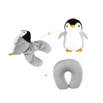 coussin pingouin pour le voyage