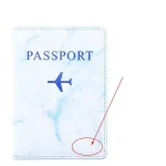 cover passeport en marbre avion