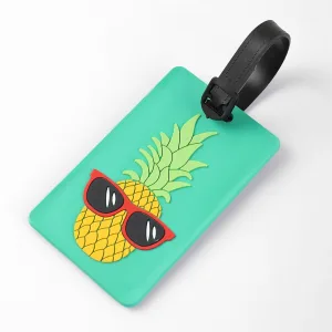 étiquette bagage ananas original
