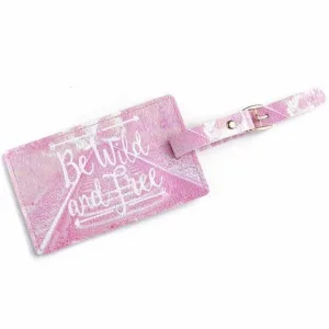 étiquette bagage be wild and free