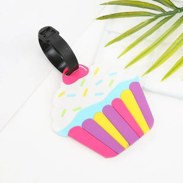 étiquette bagage cupcake