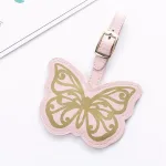 étiquette bagage décorative papillon