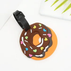 étiquette bagage donut