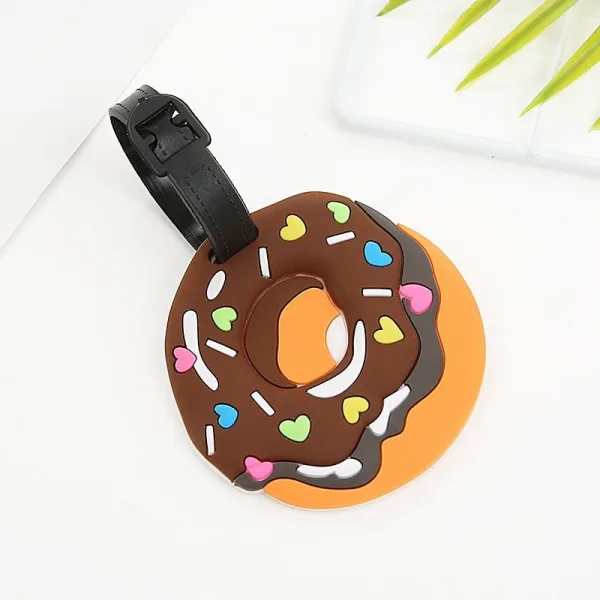 étiquette bagage donut