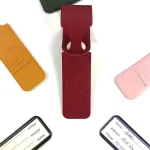 étiquette bagage en cuir