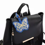 étiquette bagage originale papillon