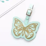 étiquette bagage papillon pour enfants