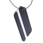 étiquette bagage personnalisable aluminium