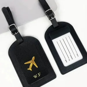 étiquette bagage personnalisée avion
