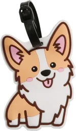 étiquette bagage shiba inu kawaii