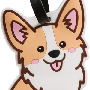 étiquette bagage shiba inu kawaii