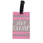 étiquette bagage stay classy