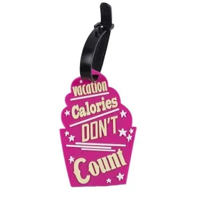 étiquette bagage vacation calories don't count