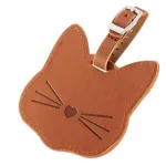 étiquette de voyage avec chat mignon