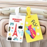 étiquette de voyage Bonjour Paris