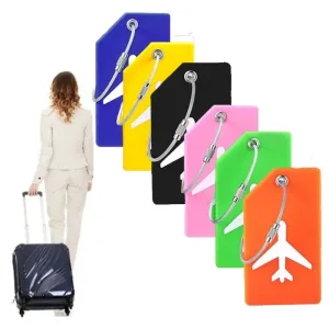 étiquettes bagages avion lot de 6