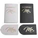 étiquettes valise couple Mr et Mrs