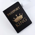 étui à passeport couple King Queen