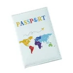 étui à passeport original carte du monde