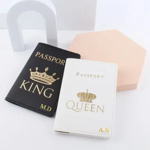 étui passeport couple personnalisé