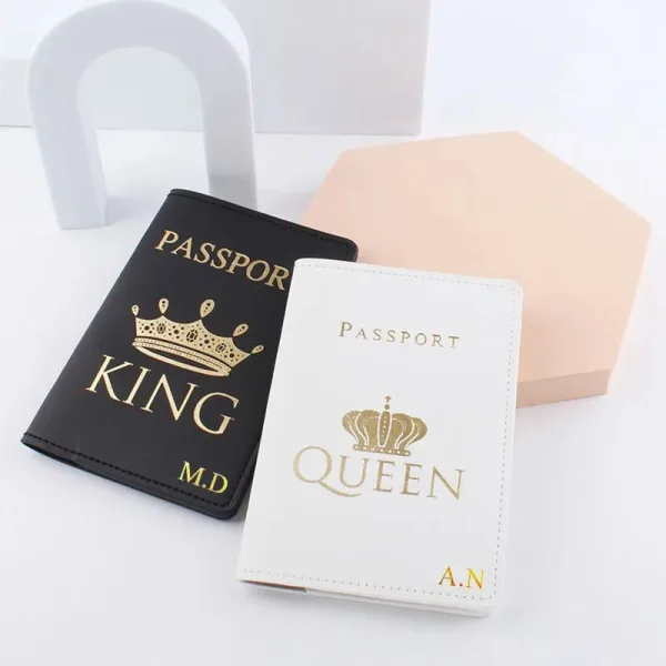 étui passeport couple personnalisé