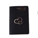 étui passeport romantique cœurs