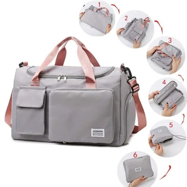 grand sac de voyage pliable femme