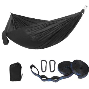 Hamac de Voyage <br>2 Places (Noir)