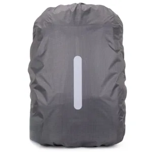 Housse de Pluie Sac à Dos <br>Grise (Bande Réfléchissante)
