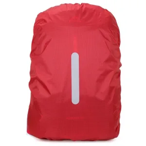 Housse de Pluie Sac à Dos <br>Rouge (Bande Réfléchissante)