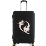housse de valise chic fleurs roses