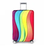 housse de valise colorée
