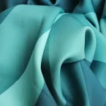 housse de valise design vagues bleues