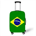 housse de valise drapeau du brésil