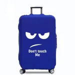 housse de valise imprimée Don't Touch Me