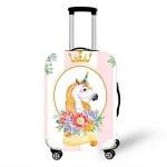 housse de valise licorne princesse