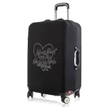 housse de valise life is short and the world is wide